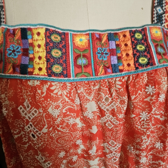 Johnny Was Multicolor Embroidered Blouse - Picture 6 of 10